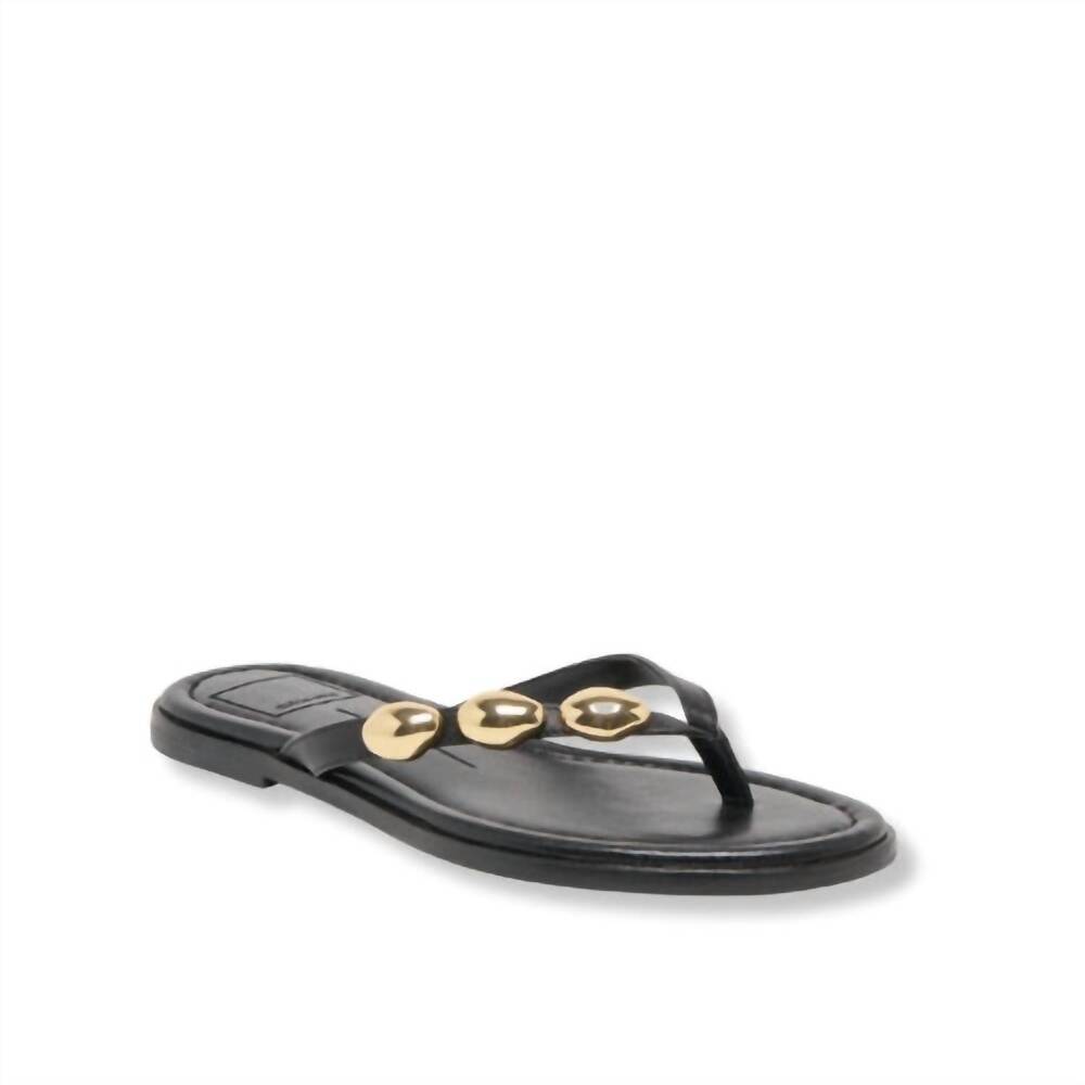NEW DOLCE VITA women's juny sandals in black leather